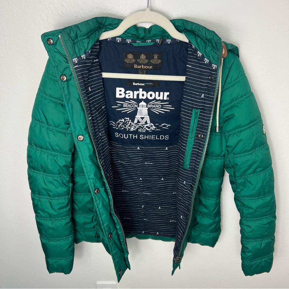 Barbour Women’s Teal Quilted Jacket